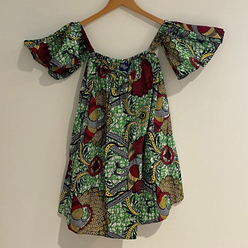 "Royal Native" Off the Shoulder Funky Blouse